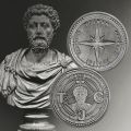 Cardinal Virtues Coin Stoic Challenge Coin Four Virtues Stoicism Medallion Daily Stoic Reminder Coin. 