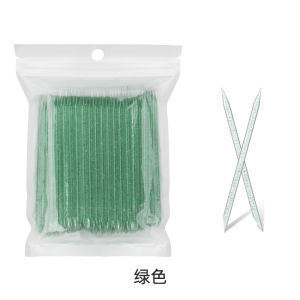 50/100 pieces reusable crystal wand double ended manicure cuticle pusher cuticle removal tool pedicure care nails fake manicure removal tool