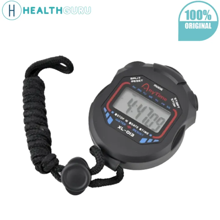 Healthguru Stopwatch Waterproof Digital Running Timer Sports Lcd