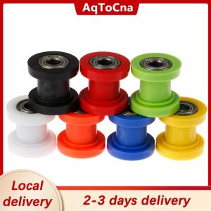 [COD] AqToCna Ship within 24 hours 10mm Chain Roller Slider Tensioner Adjuster Pulley Wheel Guide Pit Dirt Bike