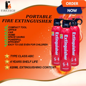 Portable Fire Extinguisher type ABC handy type for Home Car and Office 4 years shelf life Easy to use Powerful Efficient