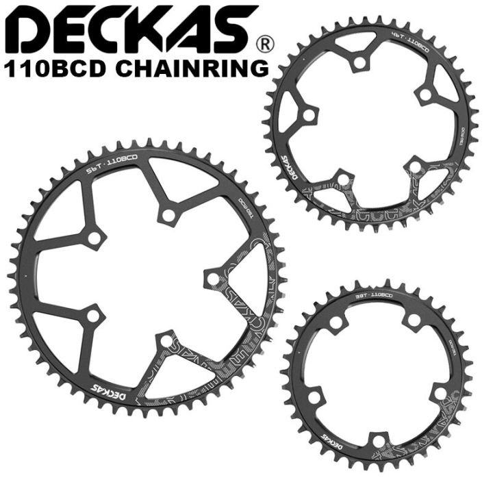 DECKAS 110BCD Crown Chainring Narrow Wide Round 5 Claws Chain Ring 42T ...