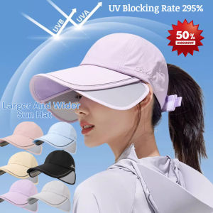 Summer Larger And Wider Sun Hat Sun Protection Hat Womens Quick-Drying Sun-Proof Hat Spring and Summer UV-Proof Sun Hat