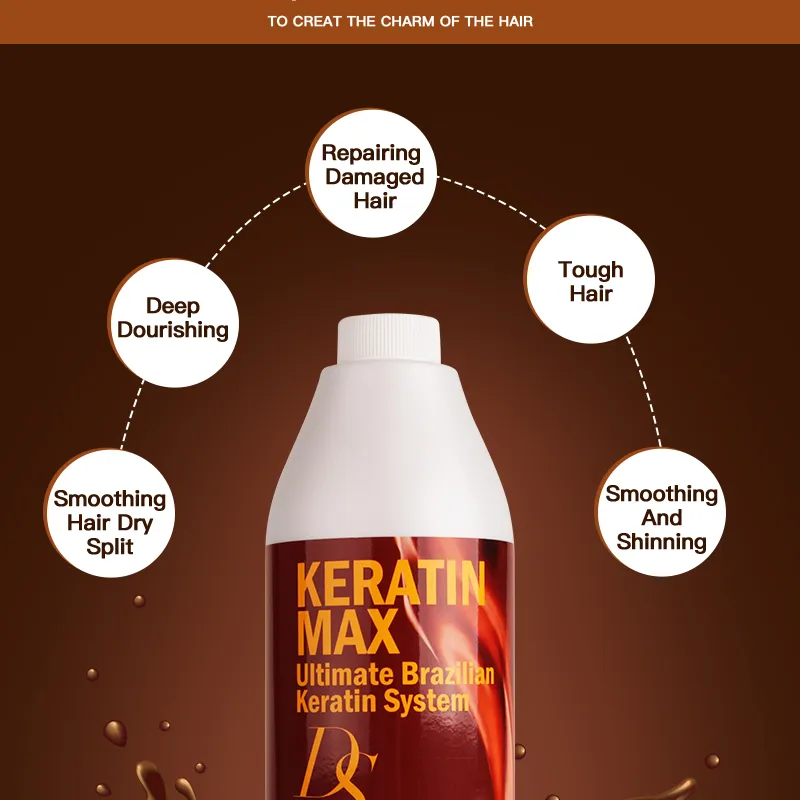 DS Max Keratin Chocolate Smell 1000ML 8 Formalin Brazilian Professional Treatment Repair Damaged Hair Straightening Hair Lazada Singapore