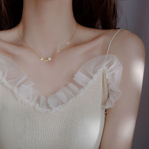 Rantai Tulang Ikan Gaya 鱼骨项链日韩风 Fish Bone Necklace 韩系简约气质锁骨链 Korean Style Minimalist Clavicle Chain
