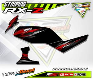 STRIPING VARIASI YAMAHA RX Z / STICKER LIST VARIASI MOTOR YAMAHA RX-Z