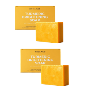 Turmeric Kojic Acid De-Darkening Handmade Soap Face Cleansing Bath Soap Hand Soap Deep Cleansing Brighten Skin Tone 姜黄曲酸去黑手工皂
