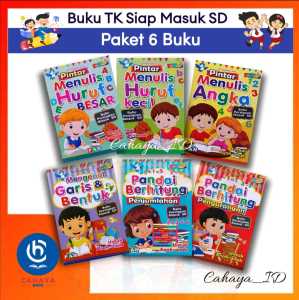 Paket Lengkap 6 Buku TK Persiapan Masuk SD - Isi 6 Buku Anak TK Paket Lengkap