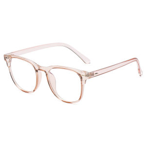 Fashion Eyeglasses Anti Blue Light Radiation Eyeglasses Round Frame Glasses Plain Mirror Glasses Korean Style Male Female for Student Women Lady