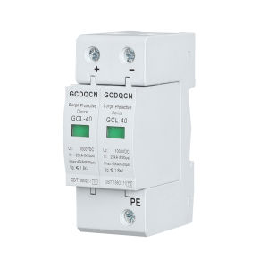 DC SPD 2P 1000VDC/800VDC/500VDC 20KA-40KA Surge Protection Device Energy Meter Voltage Electricity Current Detection