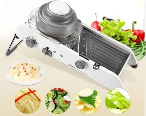 Dụng Cụ Bào Rau Củ LOẠI CAO CẤP Thép Không GỈ Đa Năng4 Mức Độ Dày 3 Cấp Độ Bào Sợi Bào Lát Mỏng Bào Hoa Tiện Dụng