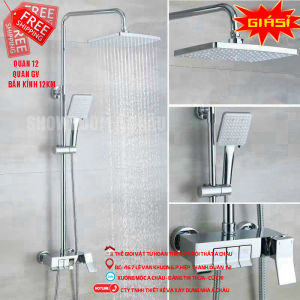 Sen cây nóng lạnh chỉnh nhiệt sen cây tắm đứng nóng lạnh chỉnh nhiệt độ nano màu xám giá sỉ từ 05 cây GIÁ 1TR5/1 CÂY