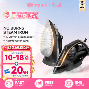 【New】Simplus Pink Steam Boost Iron  170g/min Explosion Steam  25s Fast Heat Up  450mL Large Water Tank  2200w Strong Power GTJH024