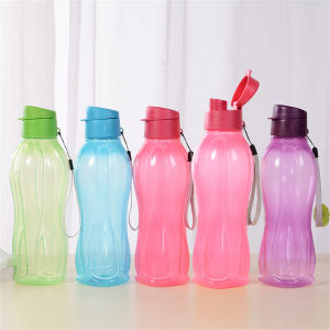 [tadptwqhsa] Tupperware Eco Water Bottle 1L Sport Water Bottle Couple Water Cup Plastic Portable Water Container Anti-drop Outdoor Rope Water Bottl Gift Mug 7.4