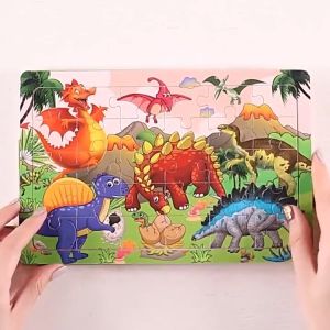 Puzzle Kayu 幼儿童木质拼图宝宝早教益智玩具 30片 Wooden Puzzle 30Pcs 2–6岁男女孩益智积木拼图 Educational Wooden Puzzle Toy Kids