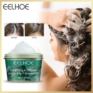 Eelhoe Centella Asiatica Sea Salt Shampoo Sea Salt Cleansing Shampoo To Remove Oil Dandruff Itching Moisturizing Scalp Care Conditioner Anti-dandruff Anti-itch Oil Control Scalp Care Refreshing Fluffy Shampoos(100g)