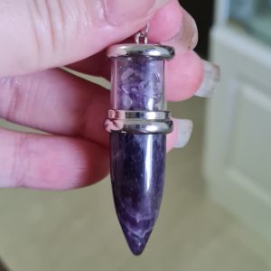 Amethyst Rose Quartz Green Aventurine Pendants