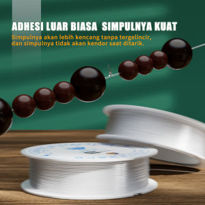 Bingolife Jewelry Line Elastic Thread Nylon Thread Benang Elastis Butik Aksesoris Jepang Benang Manik Manik Senar Perhiasan Senar Nilon