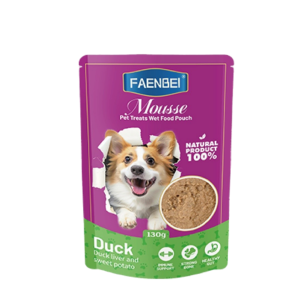 Puppy Wet Food Pouch: Nutritious Snack for Growth Enriched with Essential Nutrients for Healthy Growth (130g x12Bag)