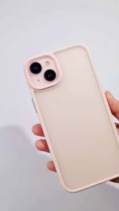 Ốp Lưng Nhám Chống Vân Nút Kim Loại Bảo Vệ Camera Cho iPhone 17 Pro Max 16 15 14 13 Njoyshop