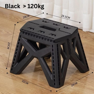 Foldable Military Camping Chairs Outdoor Fishing Mini Camp Chairs Stools PPMaterial Folding Portable Lightweight Comfortable SpaceSaving Fishing Garden Picnic Chair Seating Kerusi Lipat Mudah Alih BBQ Bangku Lipat Jepun Gaya Tentera Tahan Lama Kasak可折叠凳椅子