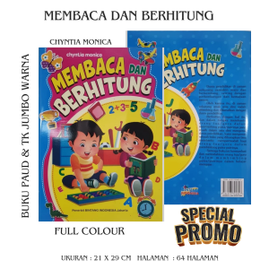 BUKU TK JUMBO - BERHITUNG DAN MEMBACA UNTUK PAUD DAN TK