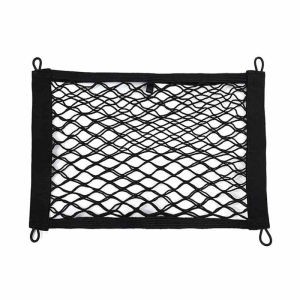 Electric Bicycle Motorcycle Elasticity Nets Storage Pouch with 4 Screws Pocket Storage Mesh Net