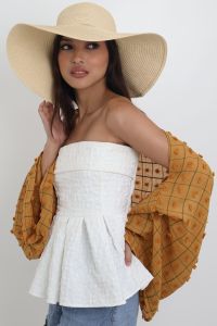 Pompom Kimono - lightweight jacket style