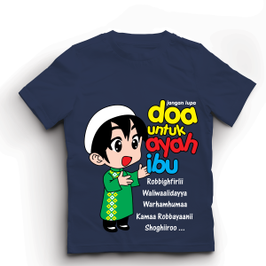 Baju Kaos Anak Laki Laki Distro Karakter Anak Muslim Doa Keren Import 1 - 10 Tahun - Hypelane Kids