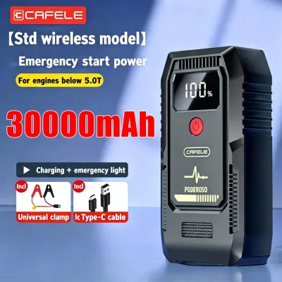 Garansi 5 Tahun Jumper Starter Mobil Power Bank portable multifungsi 50000mAh jumper aki mobil
