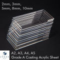 A4 Acrylic Sheet Transparent Clear Plexiglas Perspex Casting Acrylic Panel. 