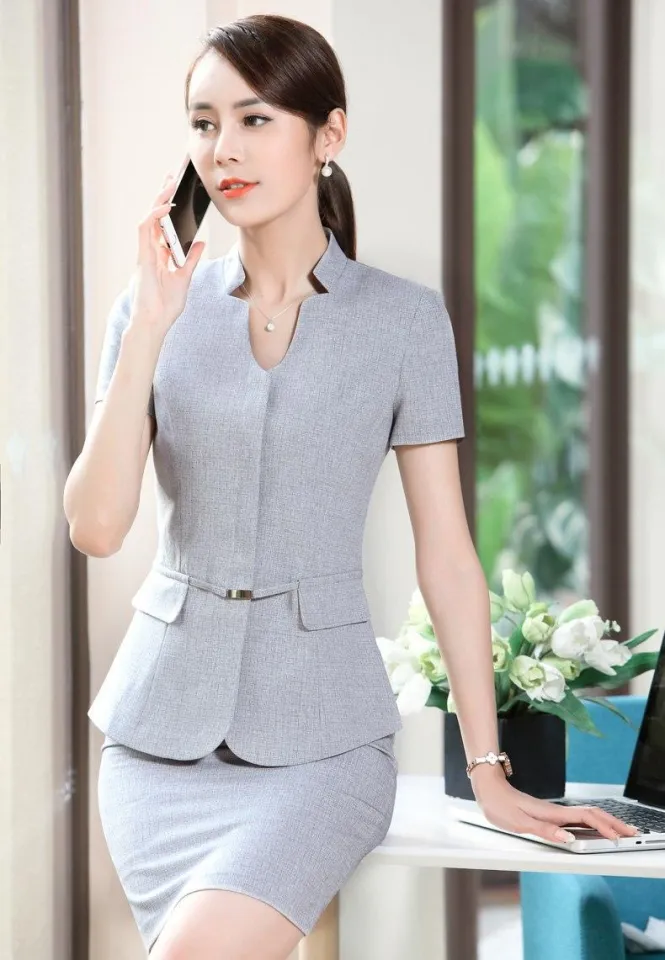 Elegant Women Pants Suits Set For Work Pencil Trouser Suit Female Office  Ladies Work Formal Business…