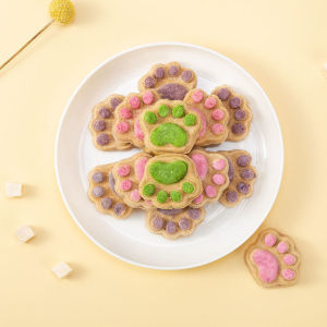 宠物狗狗猫咪鼠零营养冻干生骨小爪肉饼 冰淇凌冻干  Cat Paw & Ice Cream Freeze Dried Meat Biscuit Hamster Snack/Cat Snack/ Dog Snack