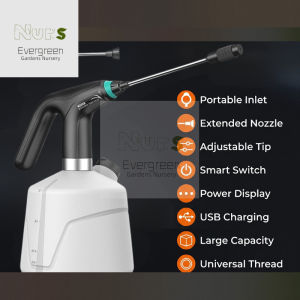 2L Automatic Spray Bottle for Garden Disinfection&Irrigation Electric Water Sprayer High Pressure USB Charging