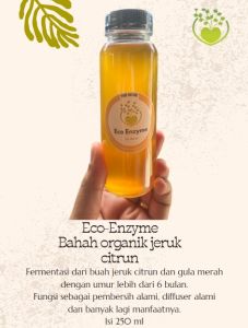 Eco Enzyme Gula Merah 250 ml - Pembersih Alami untuk Noda dan Bau Pakaian