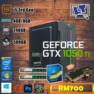 Customize Gaming Budget i5 GTX1060 Desktop PC Computer 4GB/8GB RAM 500GB HDD/240GB SSD