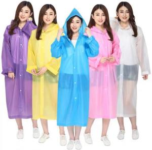 Jas Hujan Korea Eva Waterproof Model Poncho Mantel Hujan Pria dan Wanita