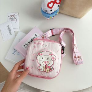 2025 New For Fuji Polaroid mini12 case cartoon cute cat storage bag camera bag Fuji12 crossbody leather bag