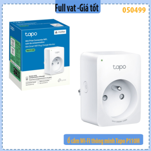 Ổ Cắm Wi-Fi Thông Minh TP-Link Tapo P110M – Mini – Giám Sát Điện Năng – Hỗ Trợ Matter – Điều Khiển App/Giọng Nói