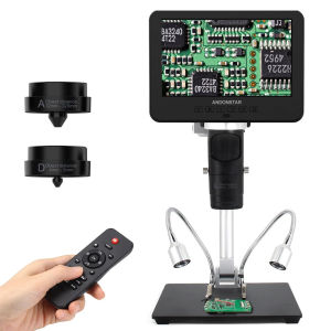 GREATLH Andonstar AD246SM Trinocular UHD 2160P HDMI Digital Microscope 2000X with PC Connection for PCB Solder Check for Phone Repair