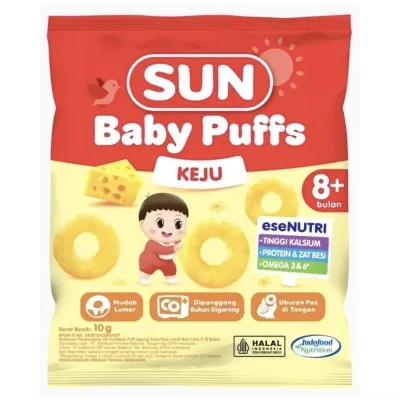 SUN Baby Puff Cemilan Snack Bayi 10gr AGG