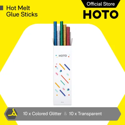 HOTO Lithium Glue Gun (White-Grey) / Hot Melt Glue Sticks