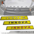 Toyota INNOVA Front hood Emblem badge sticker with GUIDE. 