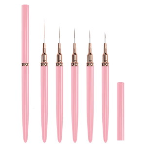 MultiTip Nail Art Painting Brush Collection 5PCS Flexible Bristles For Flawlessly Floral Art And Line Precise Work