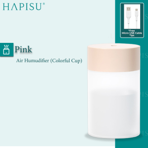 HAPISU Cup Car USB Led Light Cup Air Humidifier With Essential Oil Air Purifier Home Aroma Diffuser Mist Spray Pewangi加濕器
