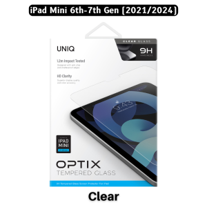 UNIQ Optix iPad Mini A17 Pro (2024) | 6th Gen (2021) Screen Protector Tempered Glass