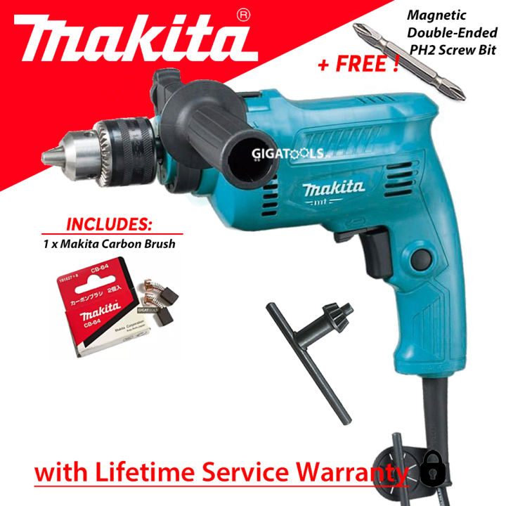 New Makita M0801B Hammer Drill 5/8" 16mm (500W) With FREE Magnetic PH2 ...