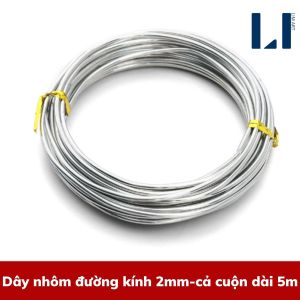 Cuộn dây nhôm dài 5M làm khung xương cho đất sét dụng cụ điêu khắc đất sét dụng cụ tạo hình đất sét chắc chắn LIM ART