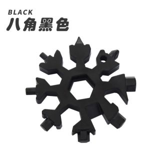 ZUOGUAN ประแจหิมะ ไขควงพวงกุญแจหิมะ 18IN1 ประแจอเนกประสงค์แบบพกพา Pocket screwdriver snow key เหมาะสำหรับติดตัว ใช้ในกรณีฉุกเฉิน