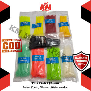Tali Ties Pengikat 15 cm Warna Warni Pengikat Tish Cable Tie 150 mm